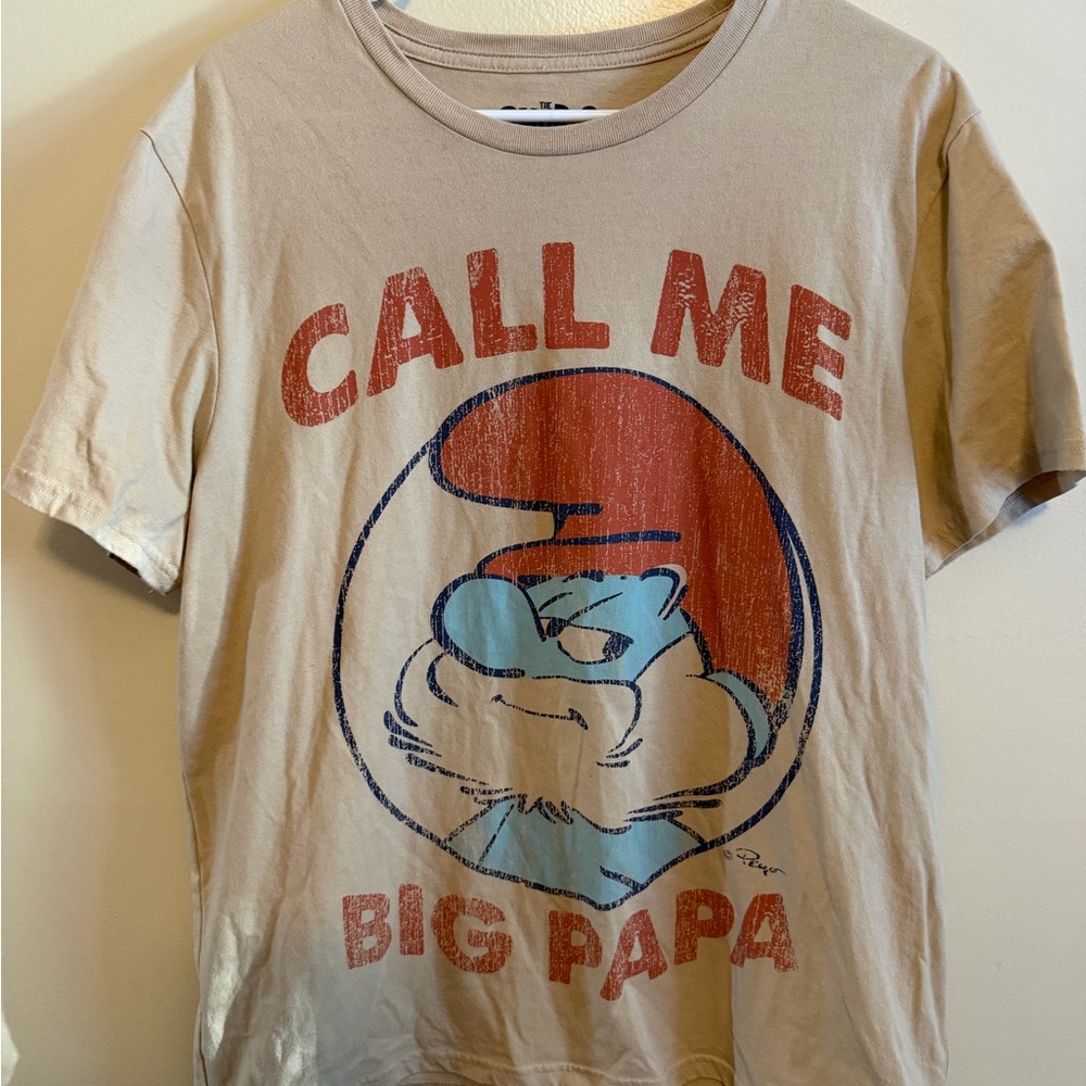 Tan Graphic Men's T-Shirt
